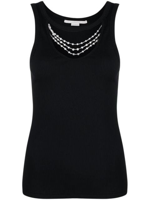 Stella McCartney bead-detailed tank top