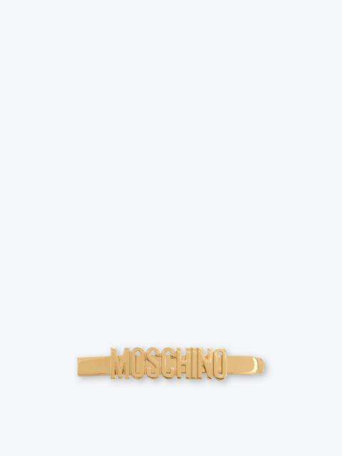 Moschino LETTERING LOGO HAIR PIN