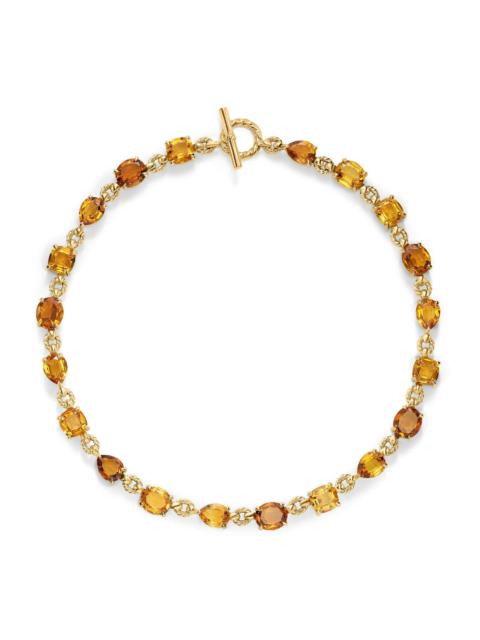 DAVID YURMAN Women's Marbella Toggle Necklace in 18K Yellow Gold - Citrine