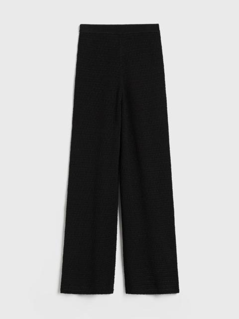 Crochet trousers black
