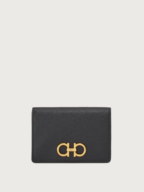 FERRAGAMO Gancini credit card holder