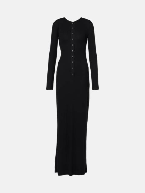 Acne Studios Etrixie ribbed-knit maxi dress