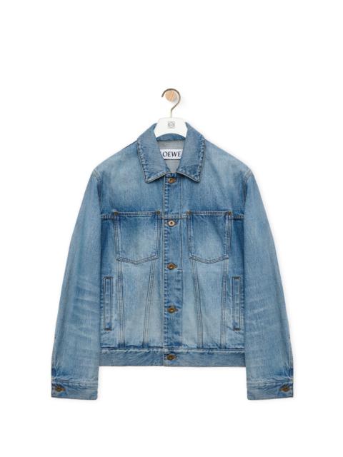 Trucker jacket in denim