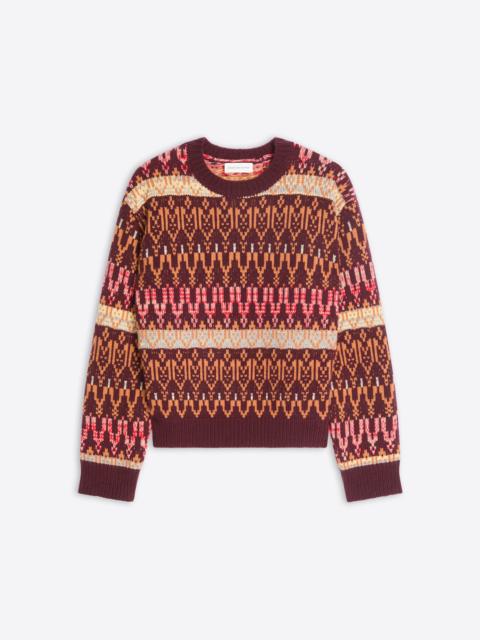 Dries Van Noten JACQUARD WOOL SWEATER