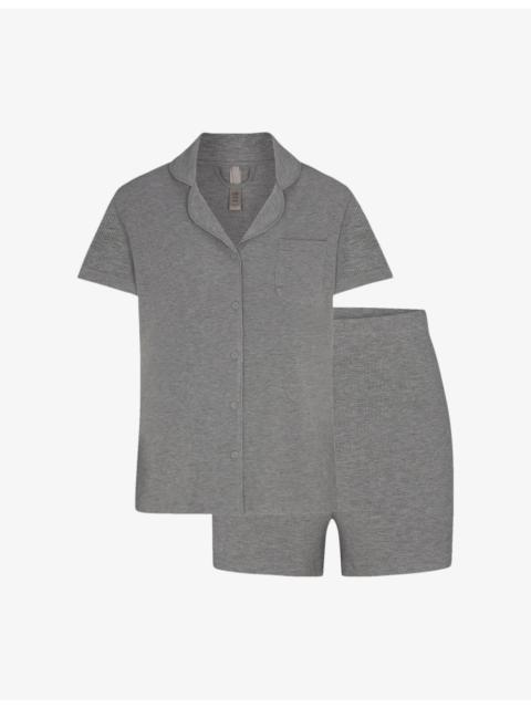SKIMS Soft Lounge Short Stretch-Modal Pajama Set