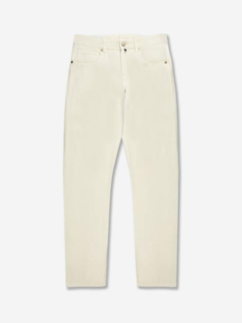 SLOWEAR Slim-fit five-pocket trousers in cotton and cashmere