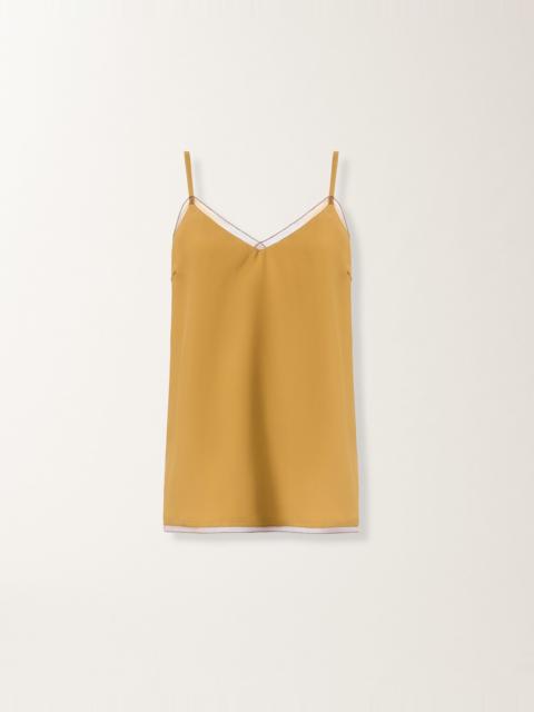 FABIANA FILIPPI Crepe de chine lingerie top