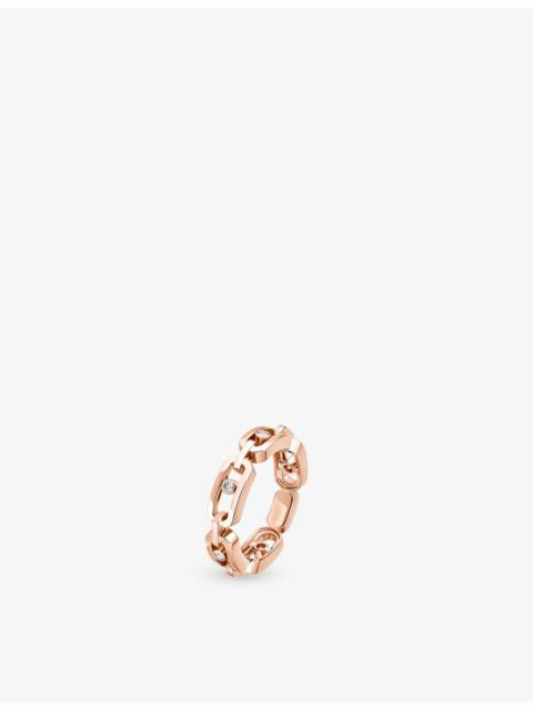 MESSIKA Move Link Multi 18ct gold and 0.09ct diamond ring