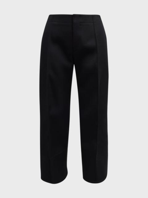 Bottega Veneta Cropped Wool Flare Pants