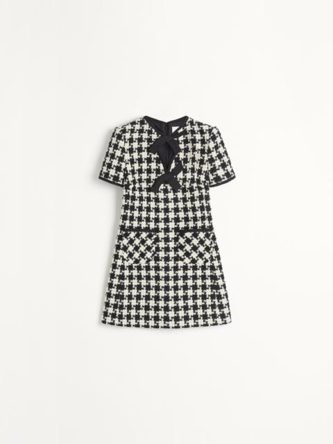 DAMIER LIGHT TWEED SHORT DRESS