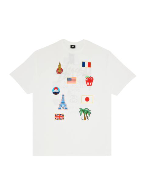 Stüssy Stussy World Tour Flags Tee 'White'