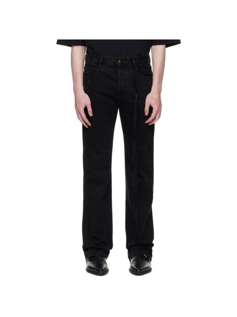 Ann Demeulemeester Black Jonas 5-Pockets Slim Fit Jeans