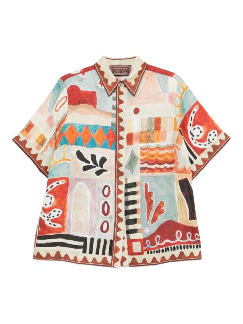 ALÉMAIS Alemais Michelle Abstract-print Shirt