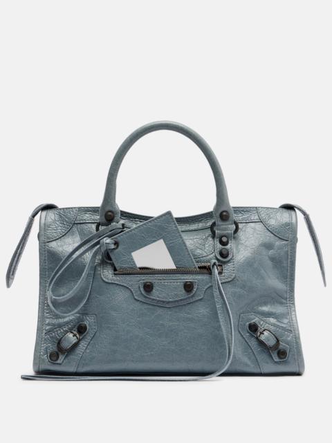 BALENCIAGA Le City Small leather top-handle bag