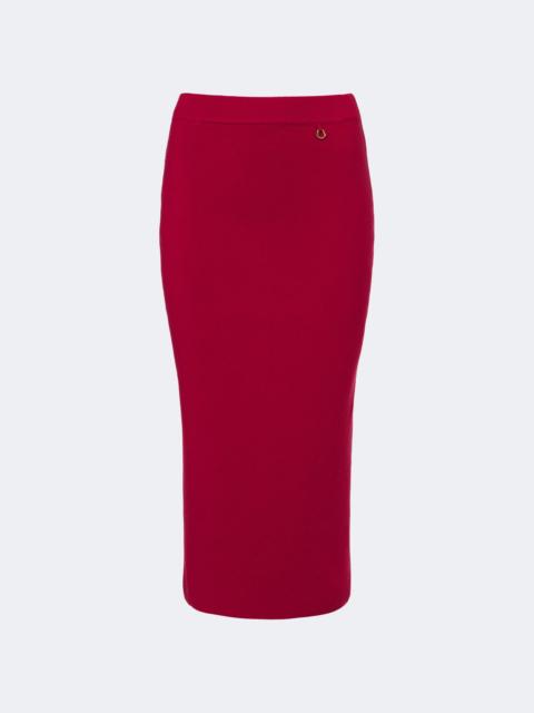 Moncler Wool and cashmere-blend midi skirt