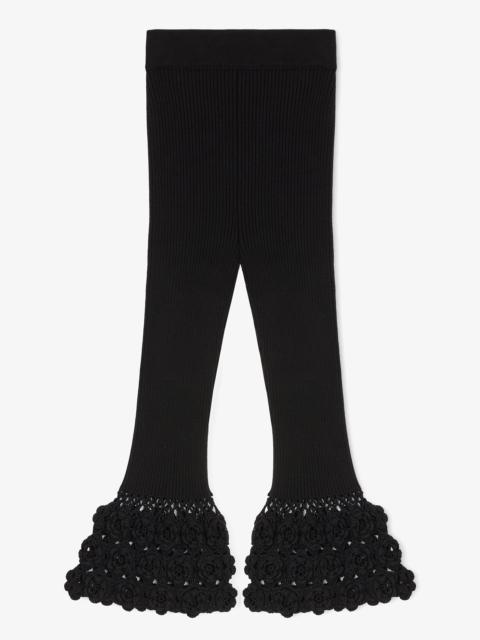 GANNI PANTS IN COTTON CROCHET
