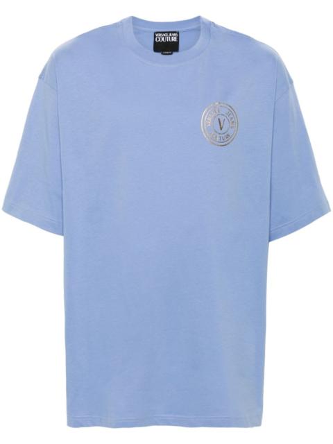 VERSACE JEANS COUTURE logo-print cotton T-shirt