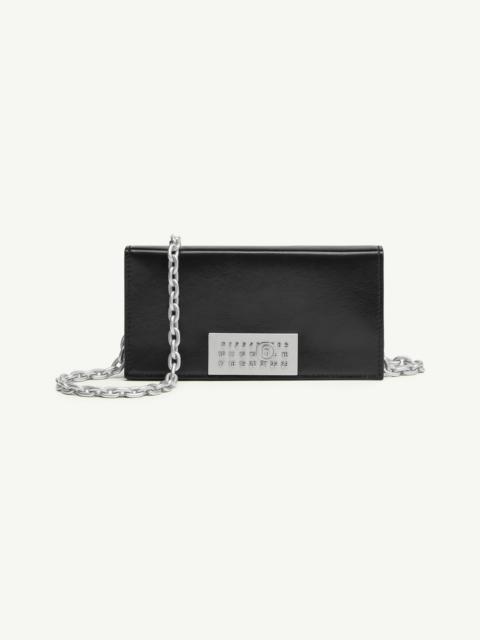 【関税＆送料込み】Mm6 Maison Margiela Numeric Logo Wallet MM6 Maison Margiela Signature Numbers Motif Leather