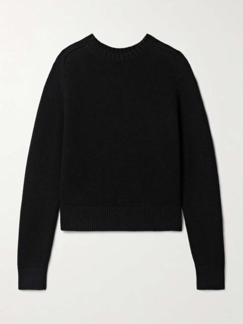 KHAITE Nera cashmere sweater Black
