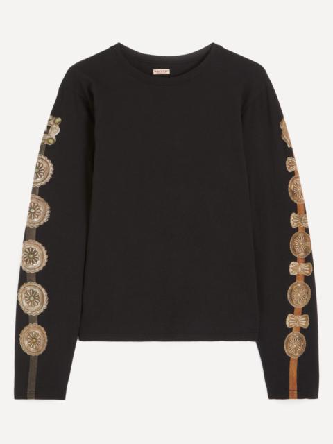 Kapital Jersey Long-Sleeve Concho T-Shirt