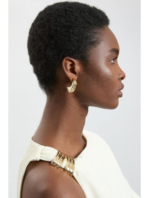 KAREN MILLEN Tapered Hoop Earrings