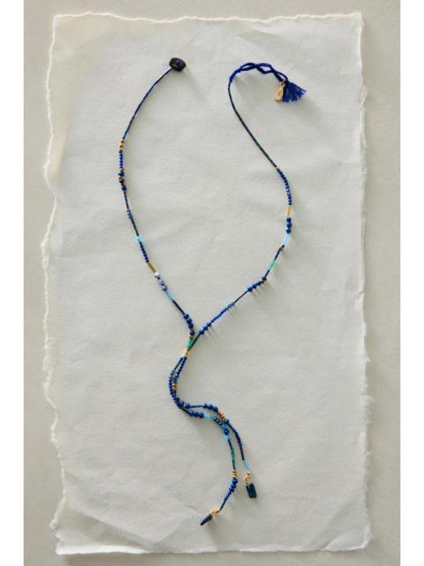FREE PEOPLE Muse Semi-Precious Beaded Lariat Necklace
