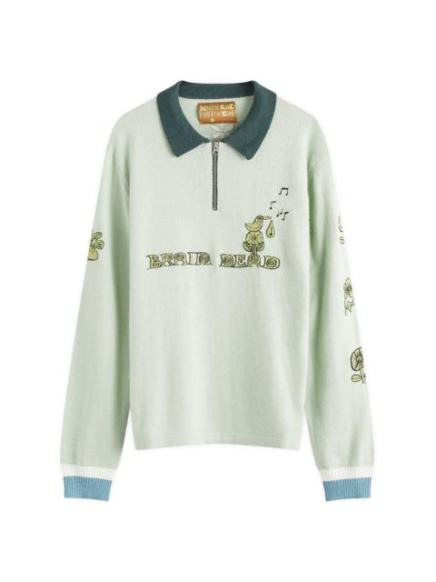 Brain Dead Lex Half Zip Sweatshirt