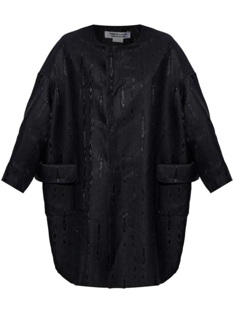 Comme des Garçons Comme des Garçons silk-blend coat
