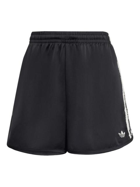 adidas striped short shorts