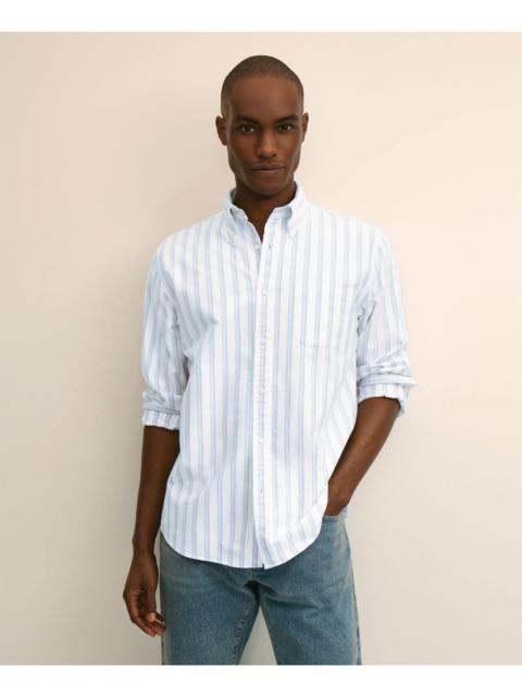 Brooks Brothers Friday Shirt, Oxford Stripe