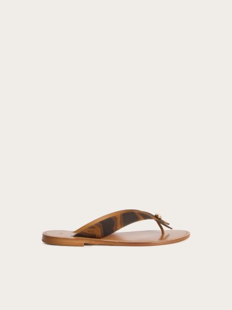 PUCCI SUEDE LABIRINTO PRINT FLIP-FLOPS