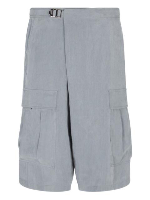 GIORGIO ARMANI buckle cargo shorts