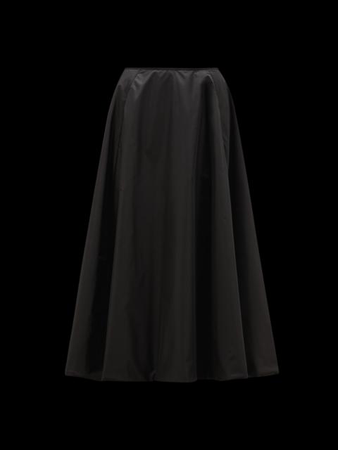 Taffeta Midi Skirt