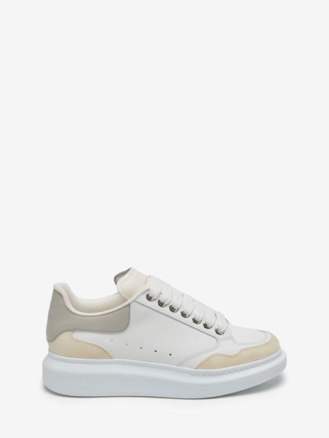 Women's Oversized Sneaker in White/vanilla/cement