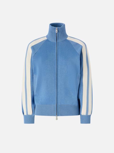 ZIPPED SWEATSHIRT WITH LOVE BIRDS LOGO