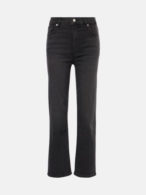 FRAME Le Sleek high-rise straight jeans