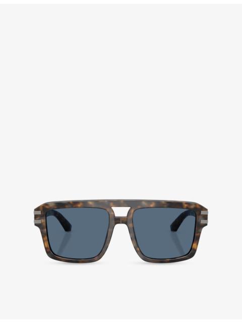 Dolce & Gabbana DG4562 Square-Frame Acetate Sunglasses