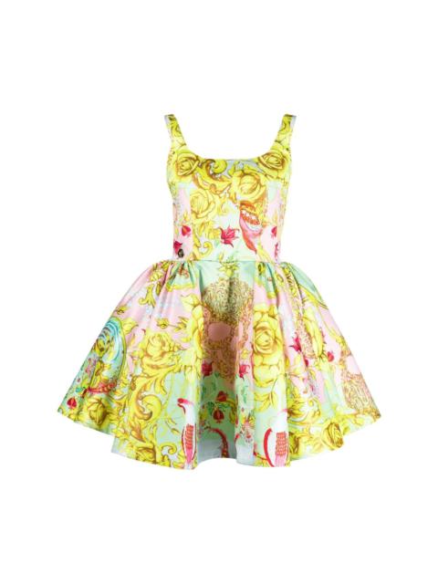 PHILIPP PLEIN baroque pattern-print mini dress