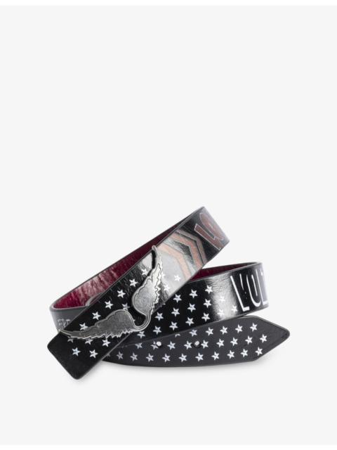 Zadig & Voltaire Rock Reversible Leather Belt