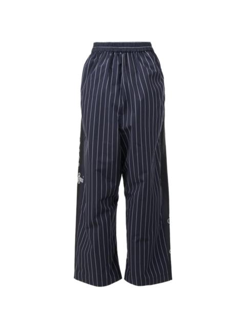 BIYAN striped-pattern trousers