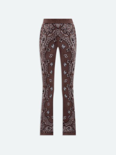 BANDANA FLARED SWEATPANT