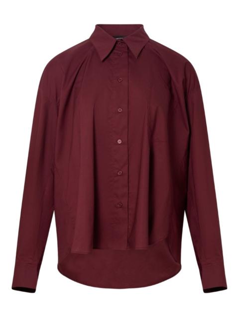 pushBUTTON buttoned long-sleeves blouse