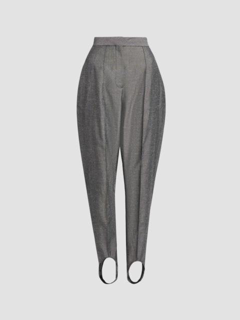 Stella McCartney Women's Twill Stirrup Pants - Grey