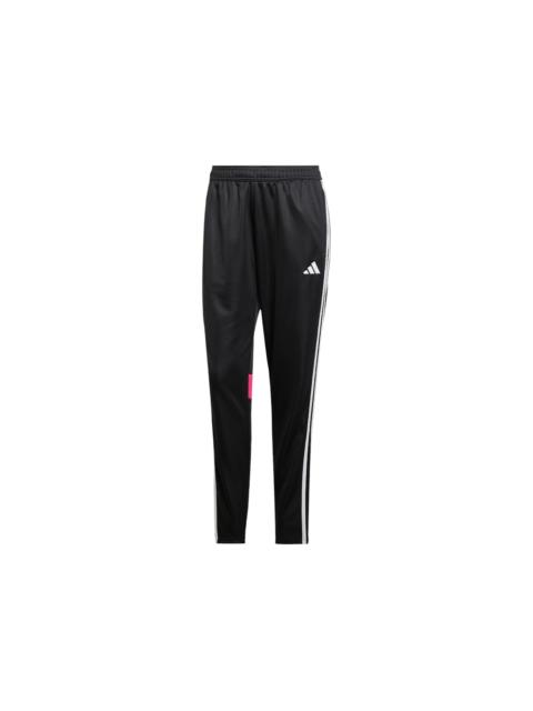 adidas adidas Women's Tiro 25 Essentials Tracksuit Bottoms Black/Clear Grey/Real Magenta
