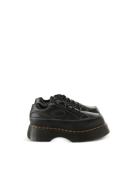 platform stitched derby shoes