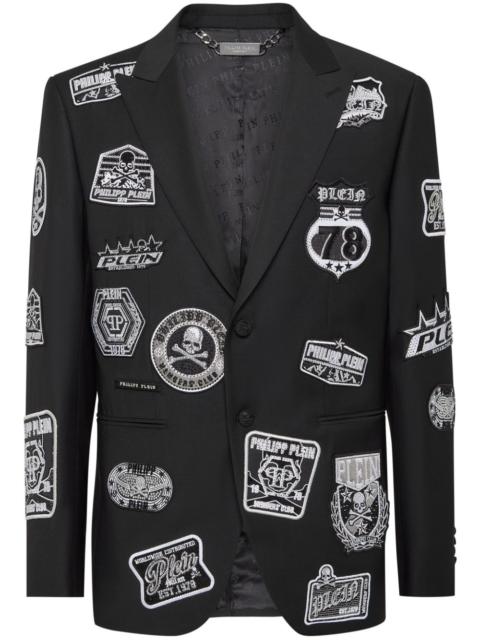 PHILIPP PLEIN Patches blazer