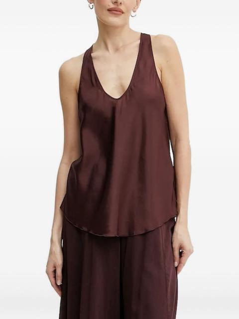 forte_forte scoop-neck racer-back top