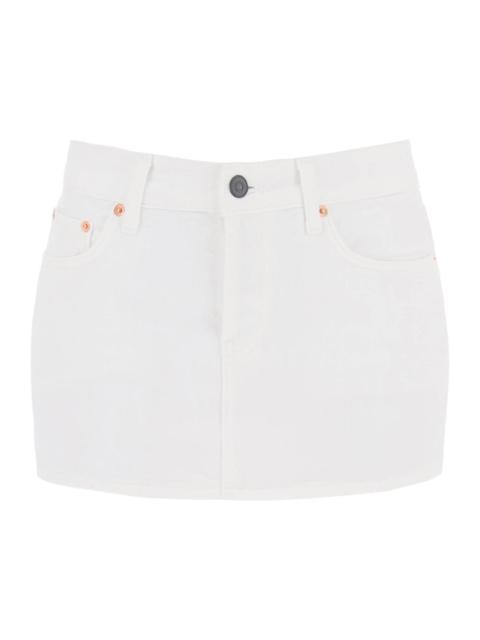 WARDROBE.NYC DENIM MINI SKIRT