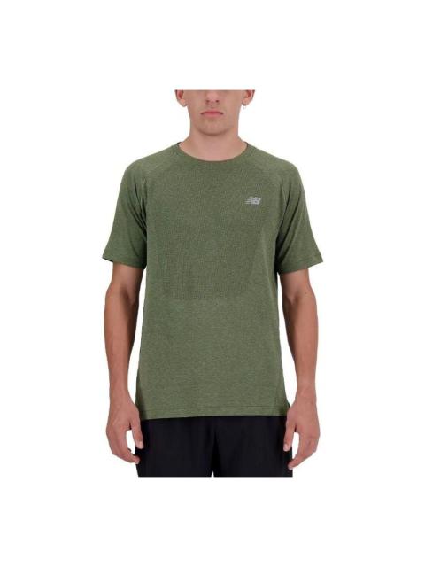 New Balance New Balance Athletics Seamless T-Shirt 'Dark Olivine' MT41080-DEK