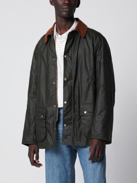 Barbour Olive green lightweight waxed Ashby jacket
